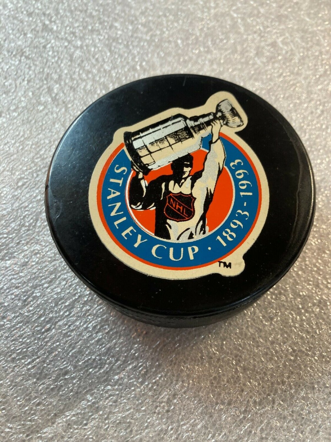 Stanley Cup 100th Anniversary Hockey Game Puck 1893-1993 Puck~L-7