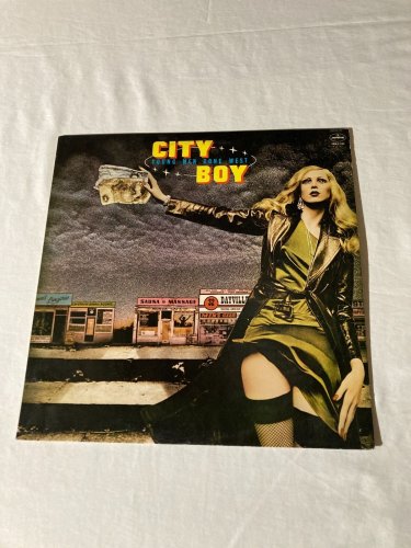 City Boy Young Men Gone West SRM 11182  LP~Vinyl VG++ *