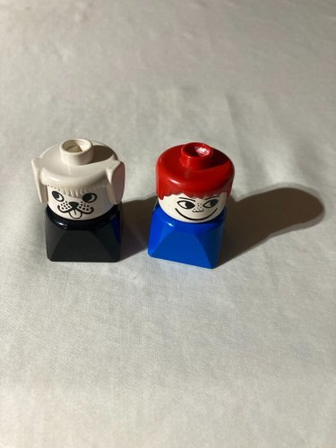 Lego Duplo Replacement Figures Dog & Girl L-45