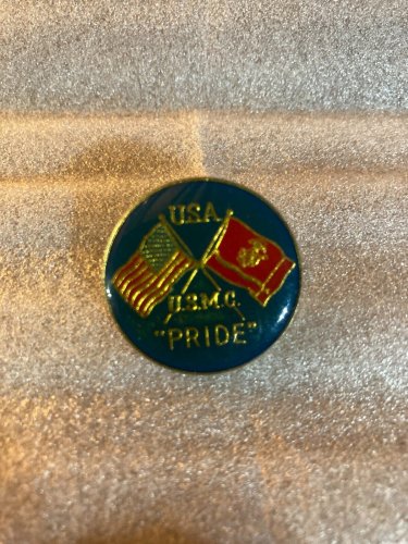 U.S.A U.S.M.C. PRIDE PIN L-114
