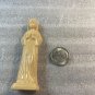 CATHOLIC VINTAGE STATUE YOUNG CHILD JESUS PREACHING 2-7/8" IVORY PLASTIC M-461 *