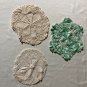 Vintage Doilies lot of 3 Round Hand Crocheted, Various Sizes T-8