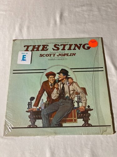 THE STING ORIGINAL MOTION PICTURE SOUNDTRACK 1974  MCA 390 Shrink LP~Vinyl VG++*