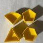 Vintage 4 Tupperware Tupper Toy Shape O Ball Replacement Shapes 2,3,5, & 6~ A