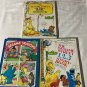 Sesame Street ABC & 1,2,3 and Seasons 3 Lot of  Storybooks Jim Henson Muppets