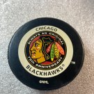 Chicago Blackhawks 75th NHL Anniversary Souvenir Hockey Puck Official Game ~L-19