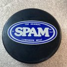 SPAM Luncheon Meat Logo Advertising GUFEX OFFICIAL IIHF Hockey Puck Rare~L-22