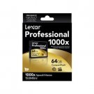 High Speed Flash Memory 150MBs Lexar professional CF 1000X UDMA7 CompactFlash Card 64GB