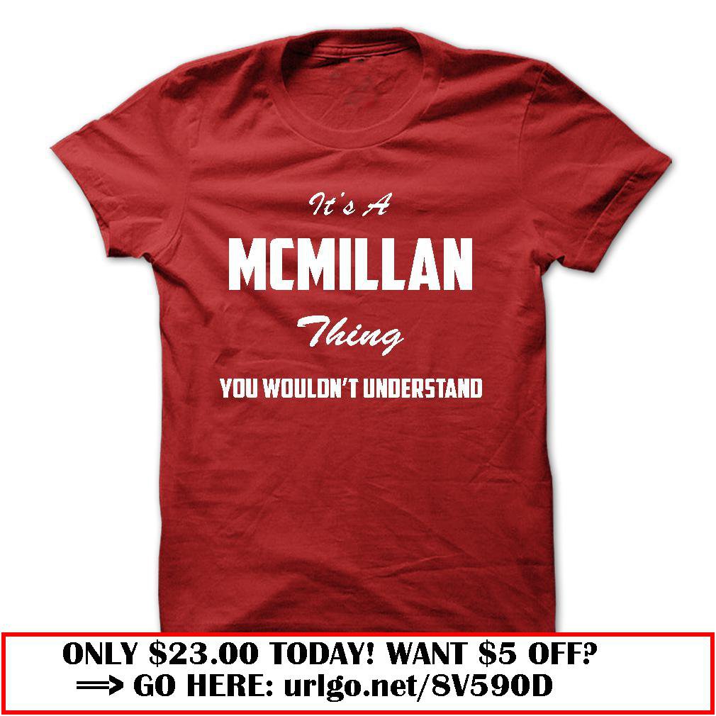 its a mcmillan thing you wouldnt understand