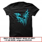 blue tribal dragon
