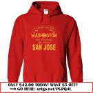 i might live in washington but ill always be from san jose t-shirt