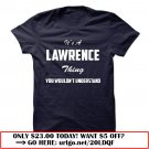 its a lawrence thing you wouldnt understand