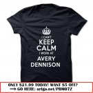 i cant keep calm  -avery dennison