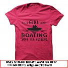 this girl loves boating with her husband