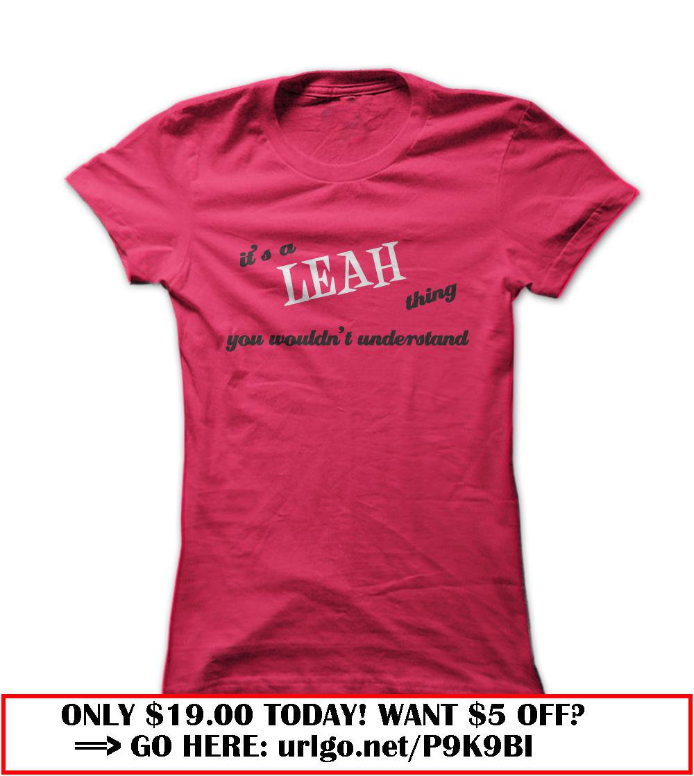 its a leah thing you wouldnt unerstand