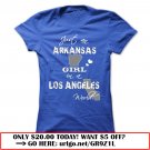 arkansas girt t-shirt in a los angeles world