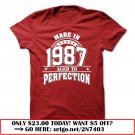 made in 1987  -aged to perfection