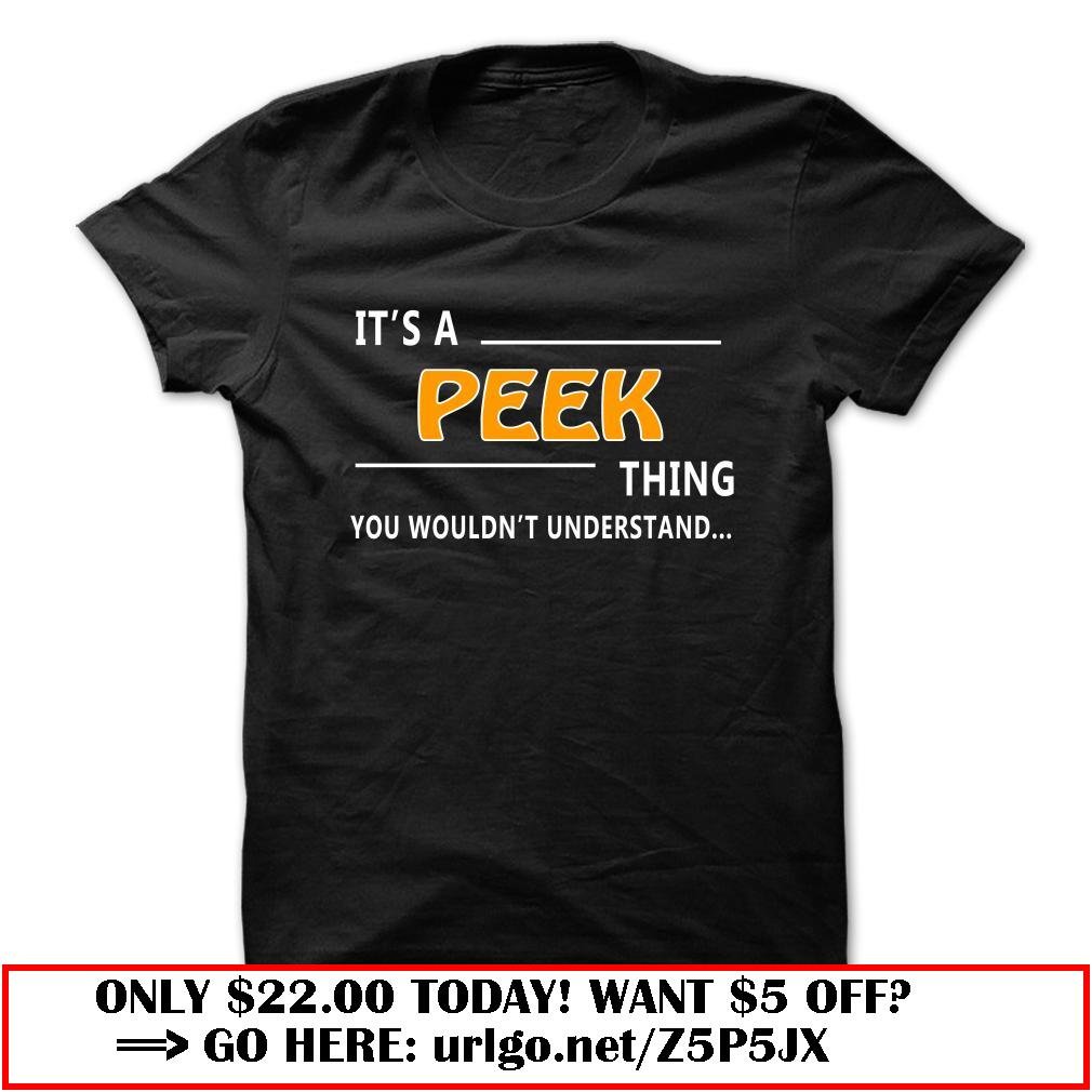 peek thing understand st421