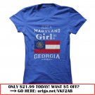just a maryland girl in a georgia world  -flag