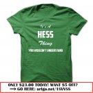 its a hess thing you wouldnt understand