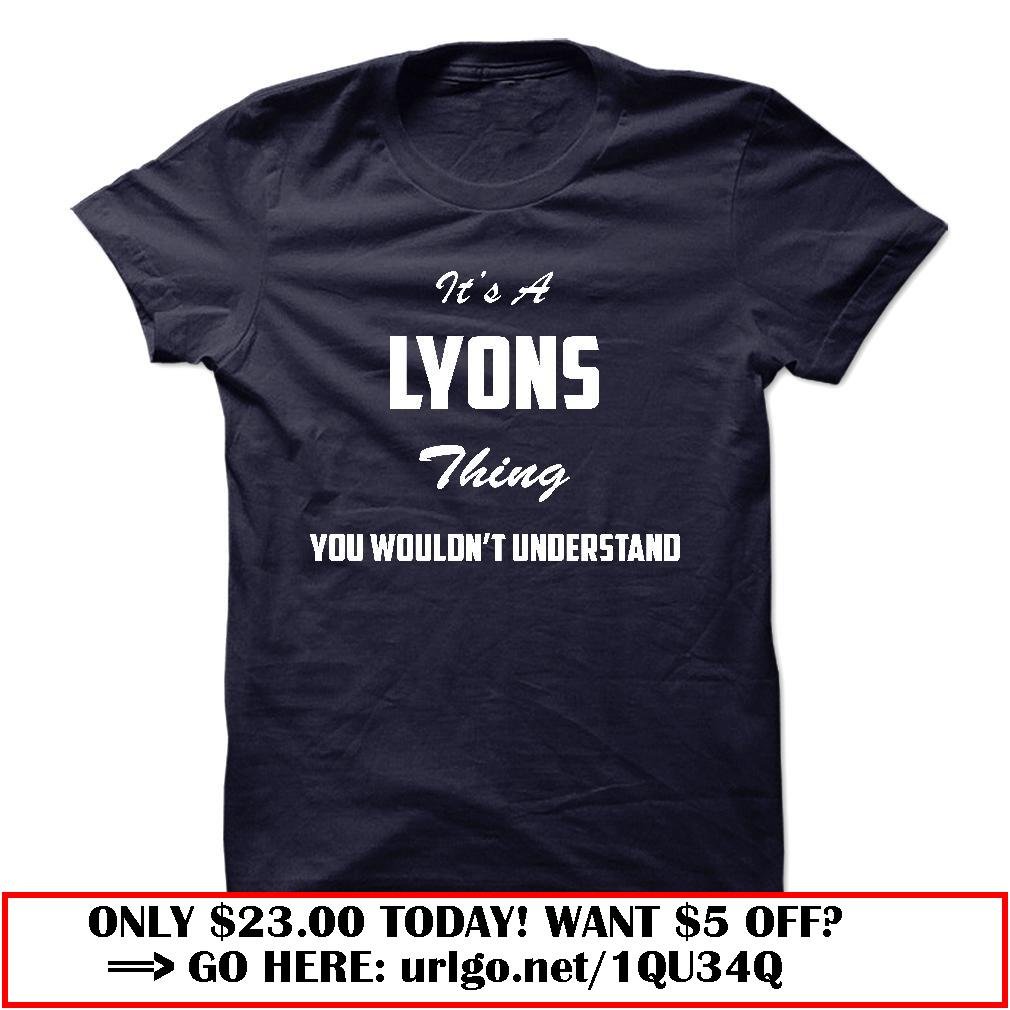 its a lyons thing you wouldnt understand