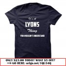 its a lyons thing you wouldnt understand