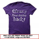crazy gardening lady
