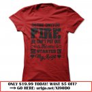 fire fighter love t shirt