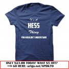 its a hess thing you wouldnt understand