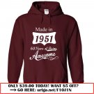 made in 1951  -63 years of being awesome