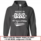 made in 1970  -45 years of being awesome