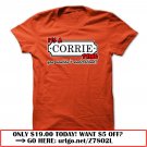 its a corrie thing