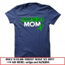 proud mom cerebral palsybrain injury awareness tee