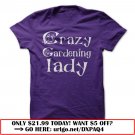 crazy gardening lady