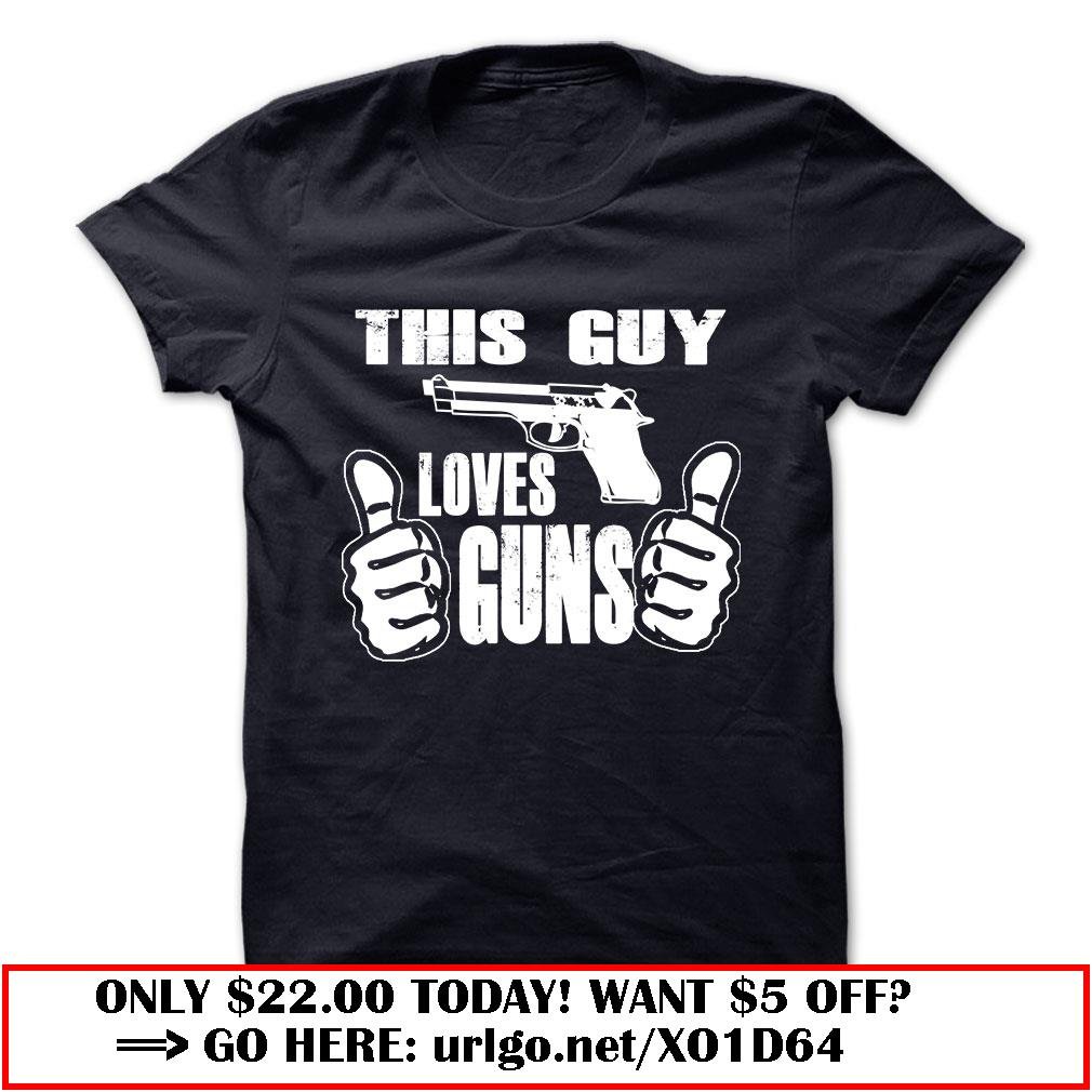 this guy loves guns