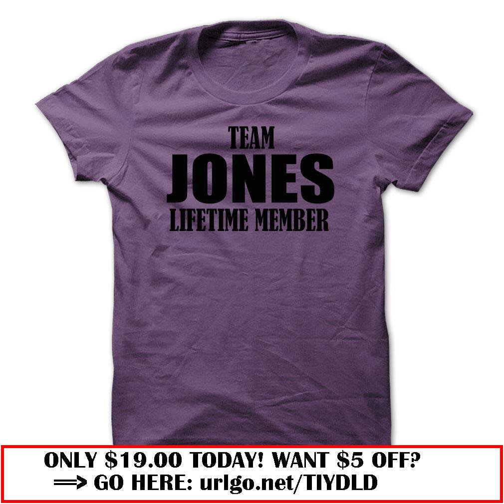 team jones lifetime member