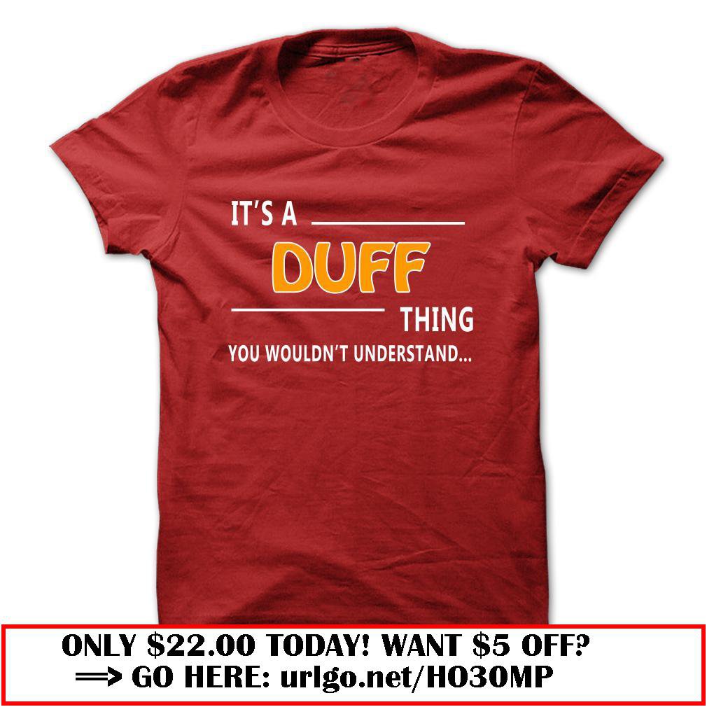 duff thing understand st421