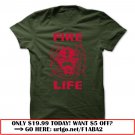 fire life t shirt