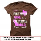 fort worth girl in a california world