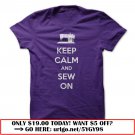 keep calm and sew on