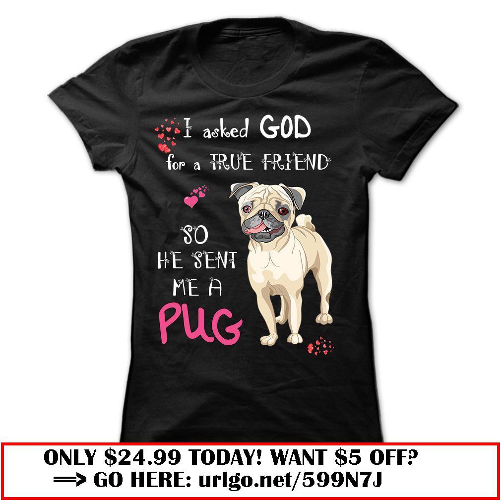 god sent me a pug as a true friend