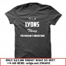 its a lyons thing you wouldnt understand