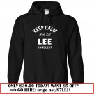keep calm and let  lee handle it
