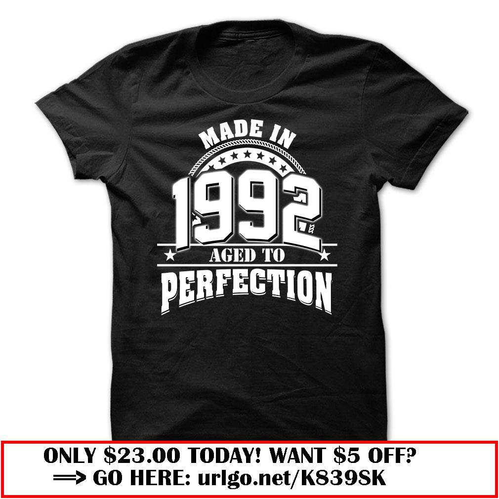 made in 1992  -aged to perfection