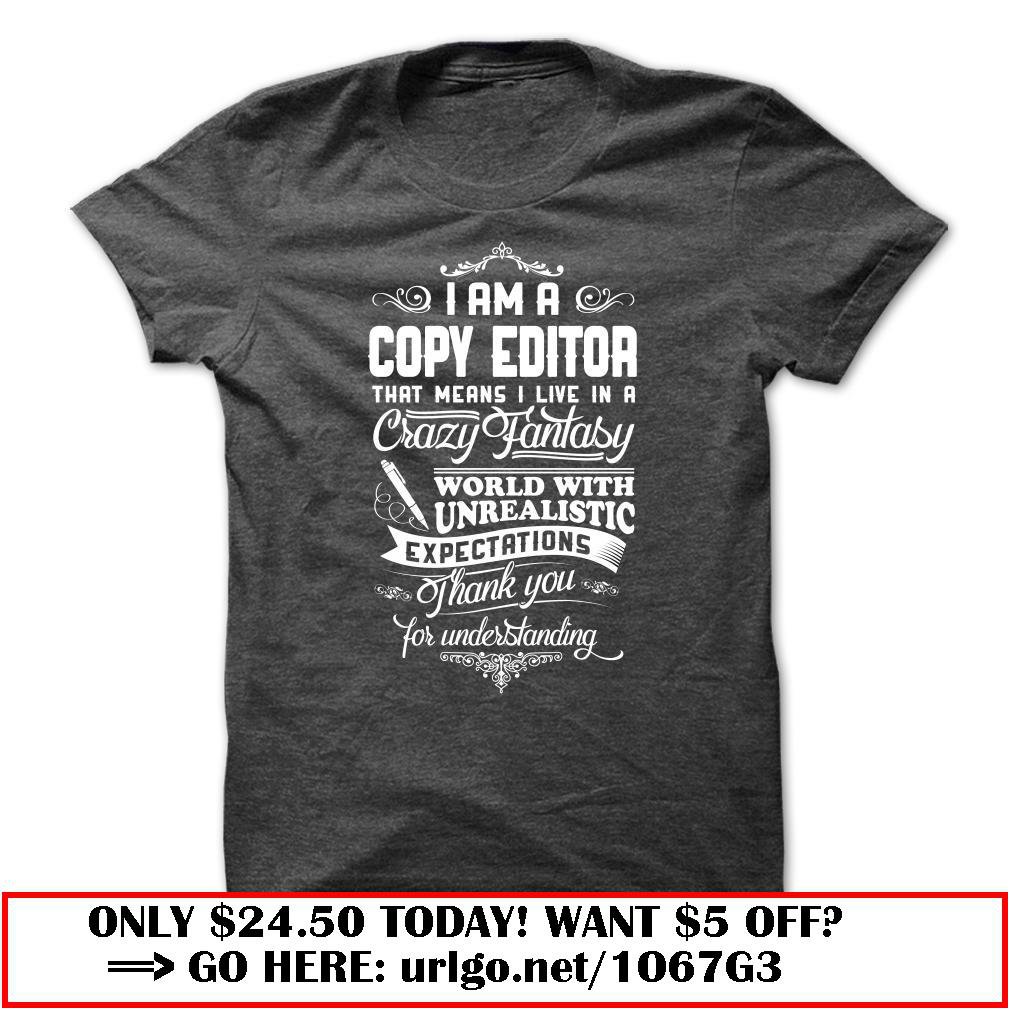 i am a copy editor