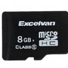 free shipping Excelvan 8GB Class 6 High Speed Flash Micro SD/TF Memory Card + Free SD Adapter