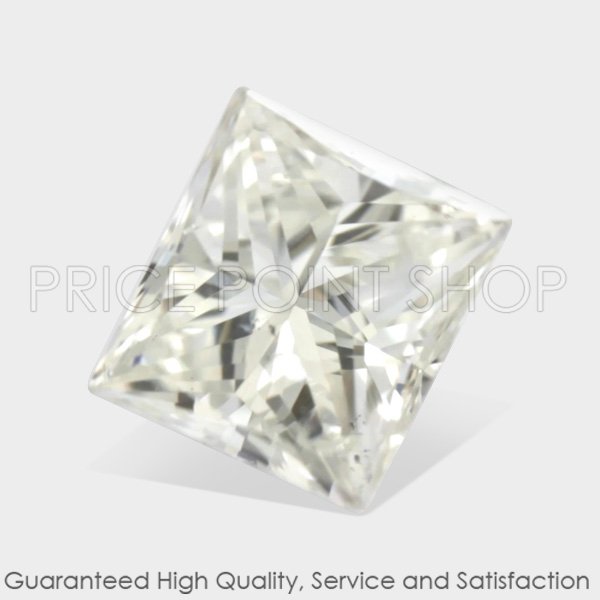0.13 ctw, 2.97 x 2.72 mm, G White Color, SI1 Clarity, Princess Cut Loose Diamonds