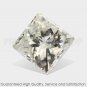 0.10 ctw, 2.50 mm x 2.47 mm, H Color, I-1 Clarity, Princess Cut Natural Diamonds