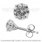 1.50 ctw Martini Push Back H - I Color, SI Clarity Round Brilliant Certified Diamonds Studs Earrings