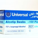 WIPES SWABS 70% ISOPROPYL ALCOHOL NHS QUALITY 100 SWABS